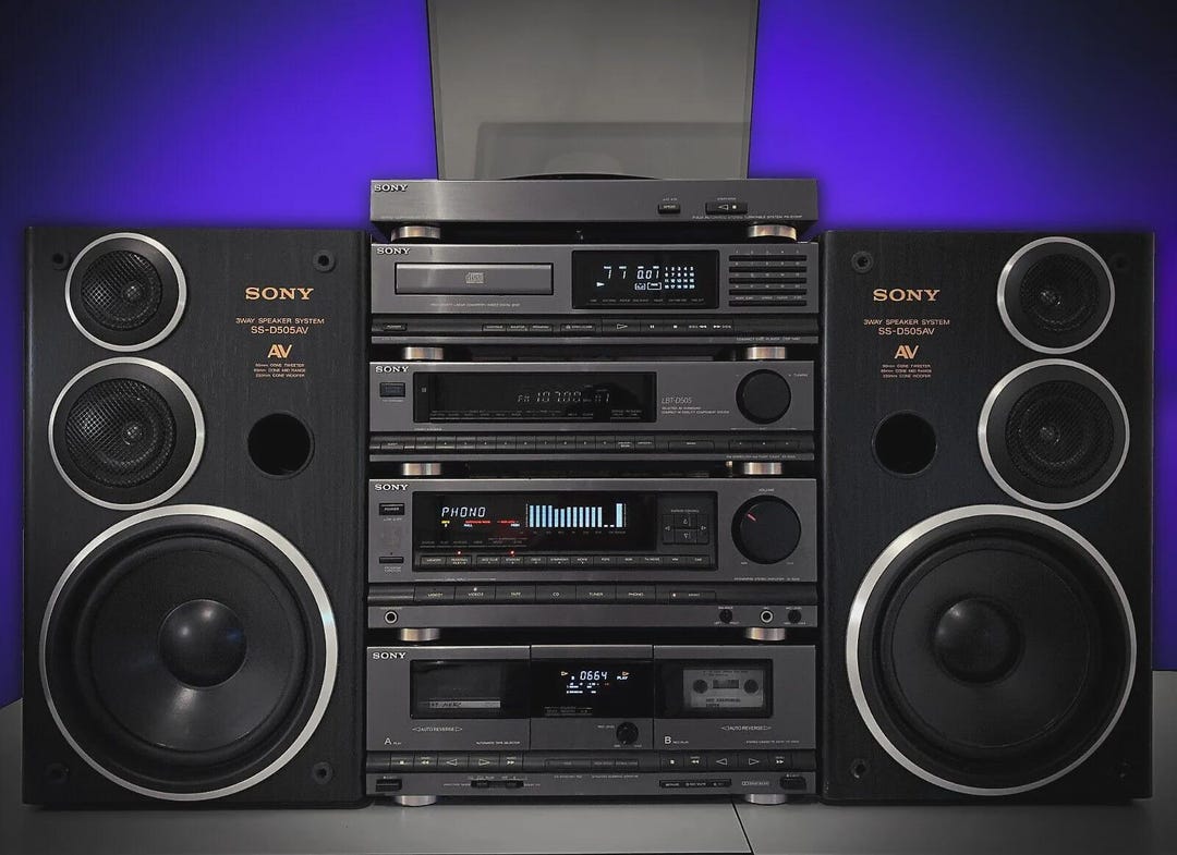 SONY LBT-D505 Rare All in One Vintage Stereo Component System - Etsy