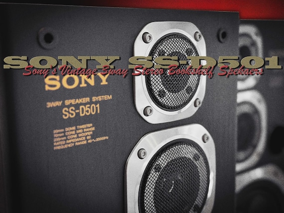 Vintage SONY SS-D501 Stereo Speakers, 3-way, MINT - Etsy