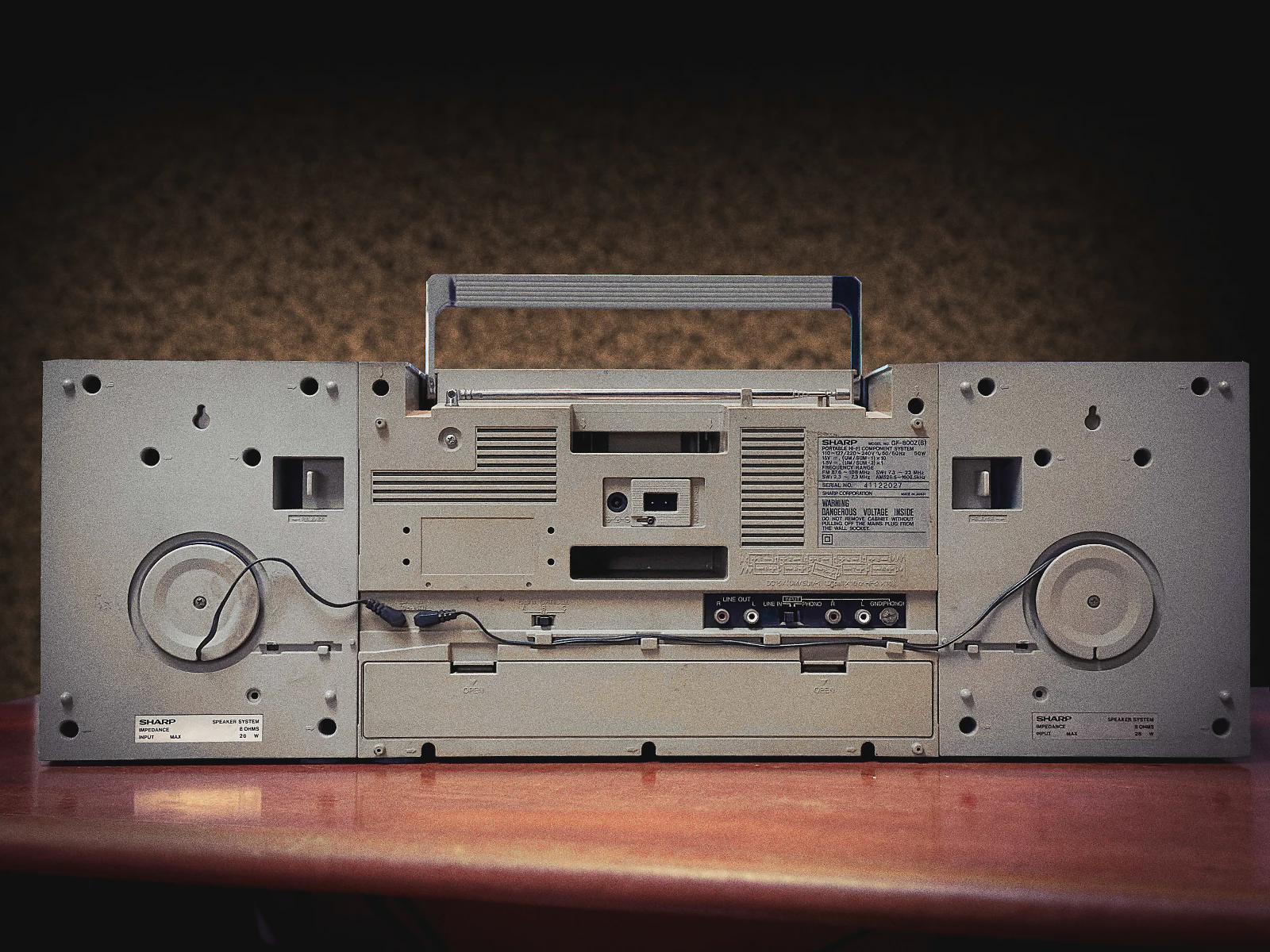 SHARP GF-800Z Rare Vintage Double Cassette Boombox - Etsy