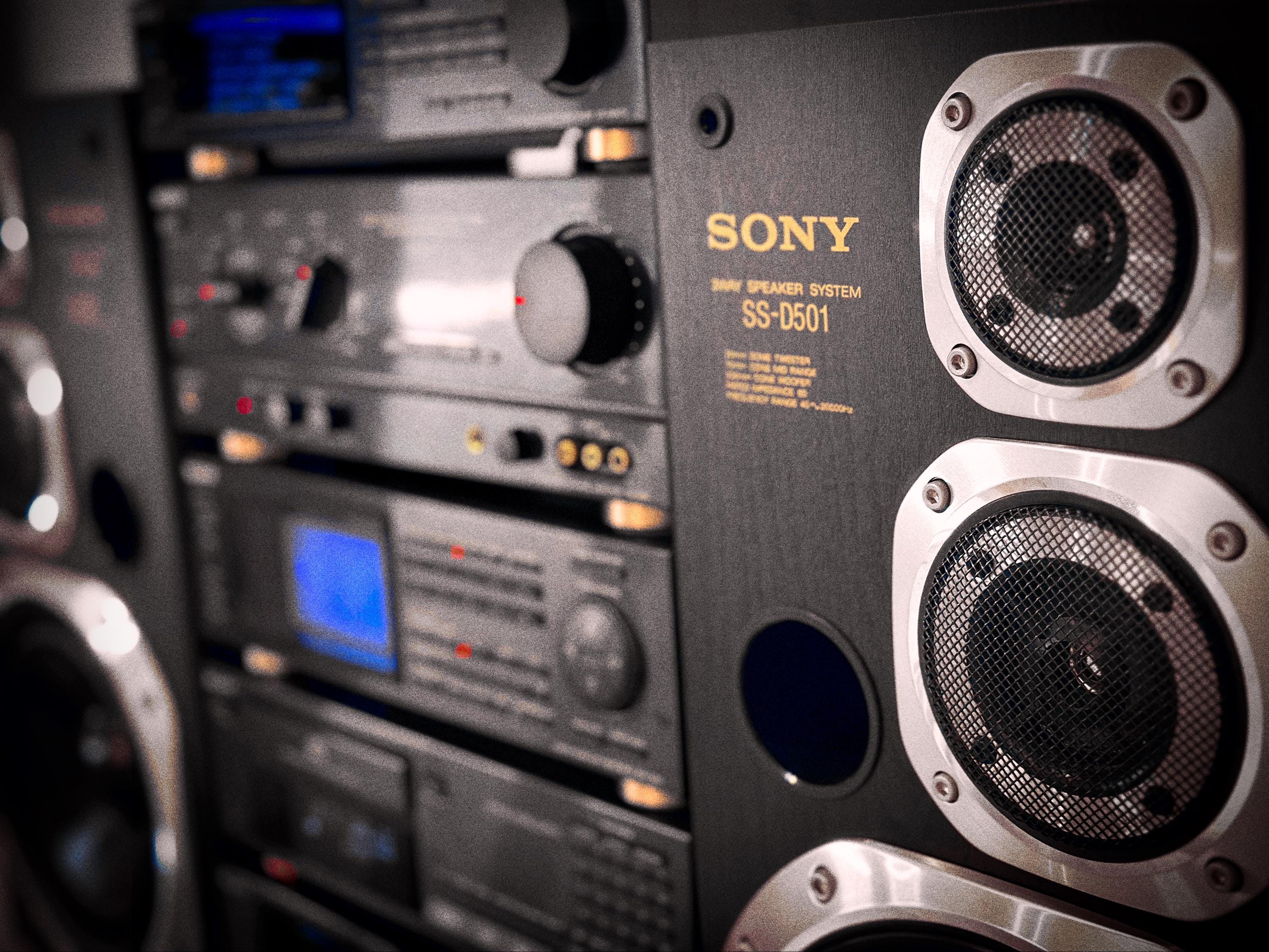 SONY LBT-V810 Rare Complete Vintage Components Stereo System