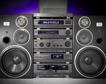 Sony LBT-D705 Silver (1991) RaRe Vintage Component Stereo System