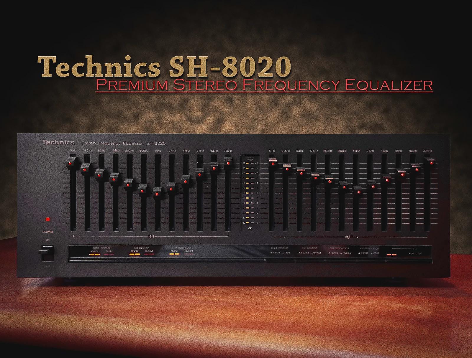 Technics SH-8020 Rare Vintage Stereo Graphic Equalizer - Etsy