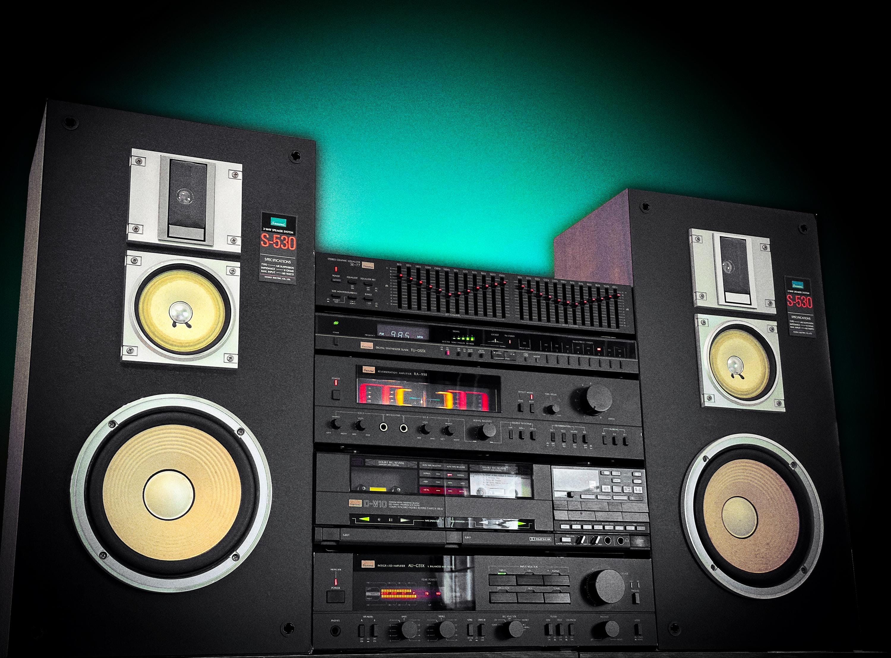 Vintage Sansui Speakers - Etsy