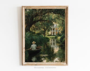 Deep South Landscape Louisiana Bayou Wall Decor Art Print