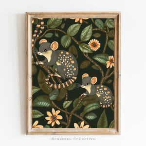 Stampa artistica botanica vintage di loto bianco – Arte murale ispirata a William Morris, animali del bosco, decorazioni accademiche oscure, poster della natura estetica