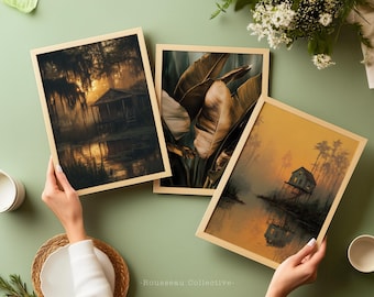 Bayou Bundle A - Deep South Nature Swamp Cabin (Set of 3)