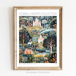 Henri Rousseau Print, Rousseau Poster, Tropical Decor, Botanical Print, Jungle Print, Tropical Wall Art, Animals Forest, Vintage Wall Art
