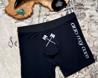 And My Axe The  Fellowship Fantasy Themed Boxers. Tolkien Fan Underwear. Gift for Him. Gift for Boyfriend. LOTR Inspired.