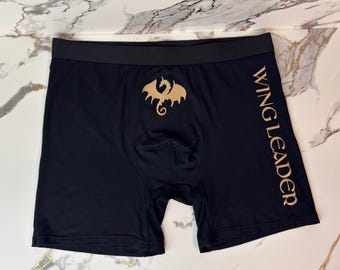 Fantasy Themed Men's Underwear. Fourth Wing Inspired. Gift for Him.