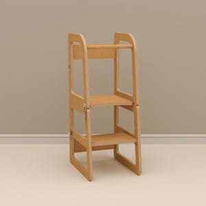 Convertible Toddler Step Stool CNC Plans, Kitchen Helper, DXF PDF Digital Download