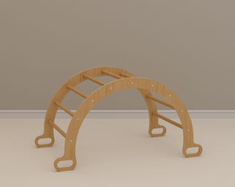 Progetti per arco da arrampicata in legno: file CNC a bilanciere in DXF, PDF e passo passo