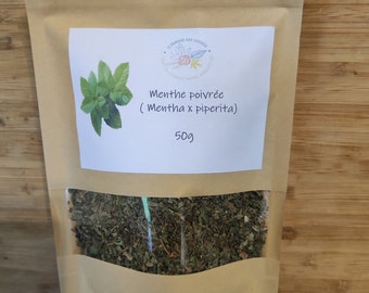 Té de hierbas casero de menta