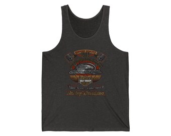 HD Motorcycle Unisex Jersey Tank