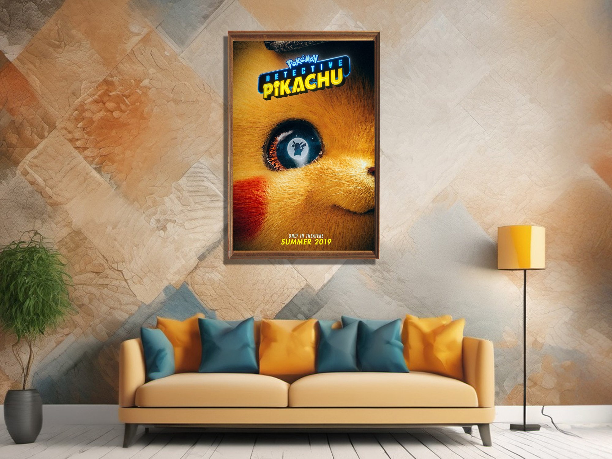 Detective Pikachu Movie Poster,decorative Paintings, High Definition ...