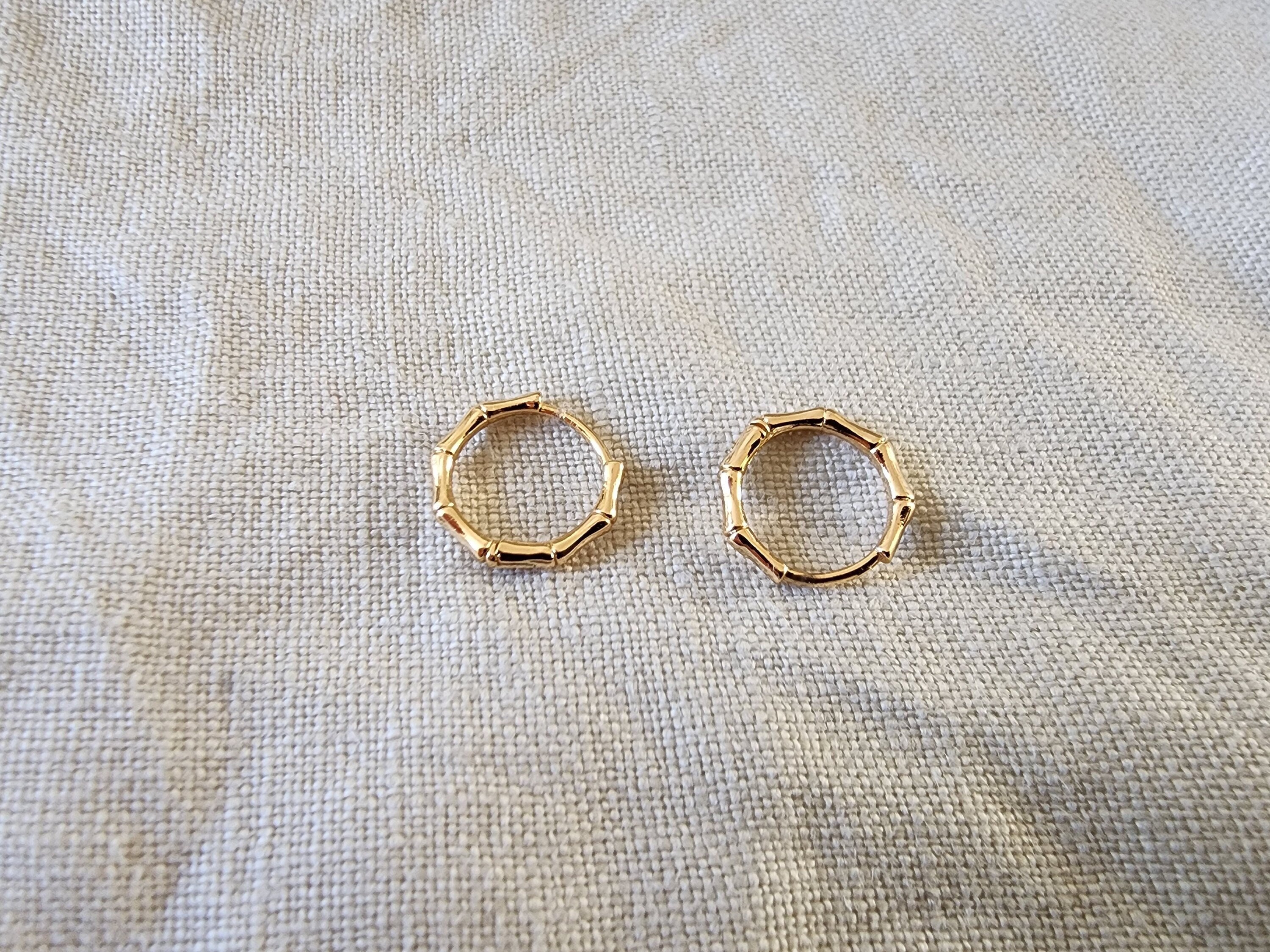 Clip-On Bamboo Hoop Earrings - 2 Inch Lightweight Wood Hoops, Assorted Colors, No Piercing Needed - View #5