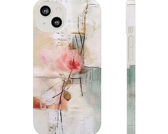 Petal Pastel Painting Collage Cases Trendy Phone Case for iPhone 11 12 13 Mini Pro Max Mini Galaxy 21 22 Plus Ultra