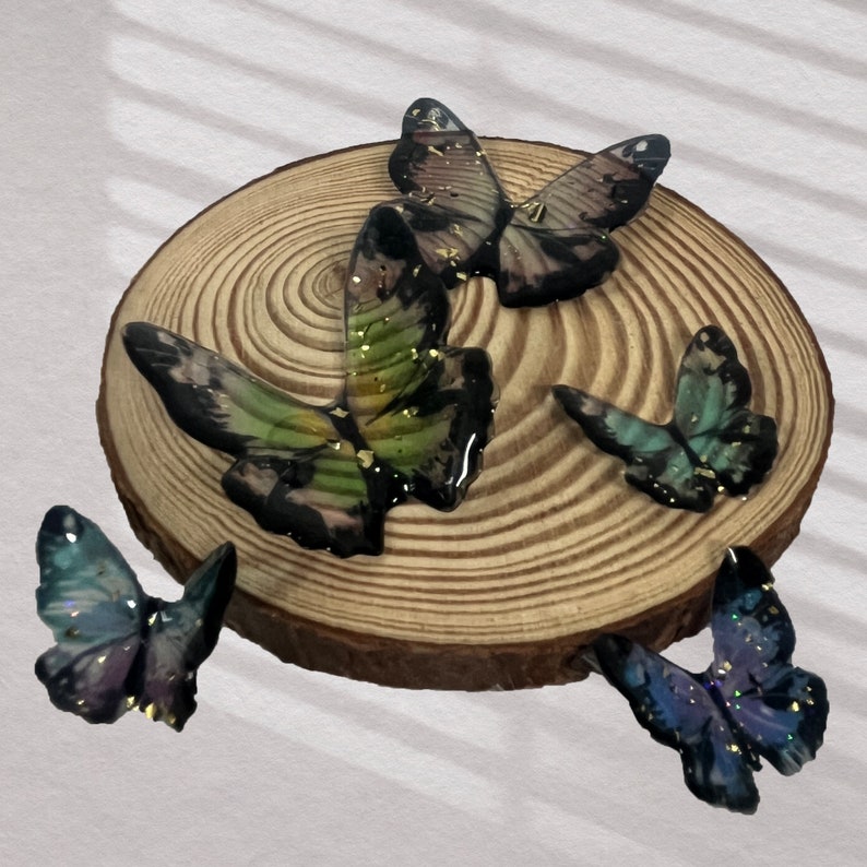 Butterfly Accessory Acrylic Butterfly Enamel Accessory Colorful