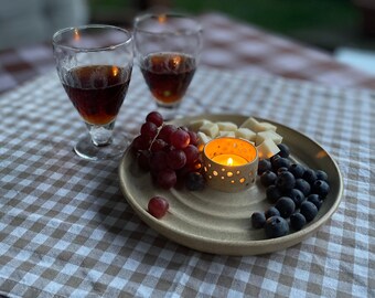Handmade Serving Bowl – With a Tealight for a Magical Atmosphere