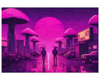 Mushroom City Poster