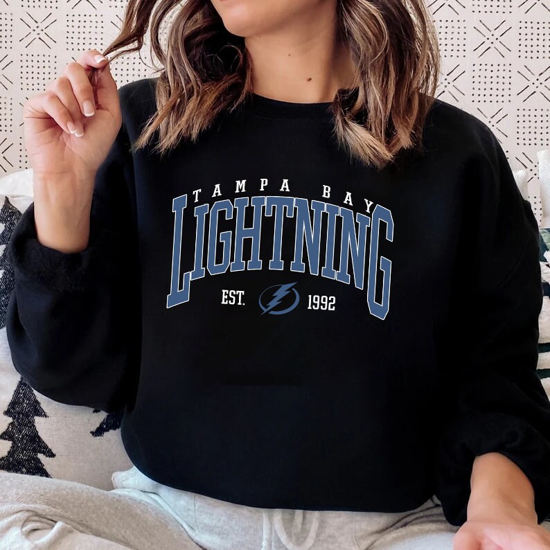 Tampa Bay Lightning Sweatshirt, Lightning Tee, Hockey Sweatshirt