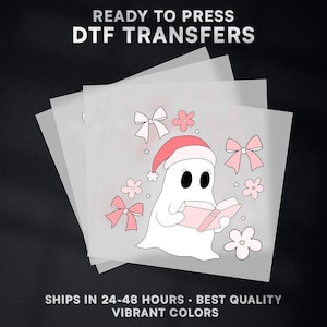 Weihnachtsgeist bereit zum Pressen DTF Transfer | Weihnachten DTF Transfer bereit zum Aufbügeln Shirt | Weihnachten DTF Druck | #289