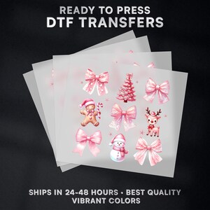 Klaar voor kerstmis DTF-overdracht | Kerst-DTF-overdracht klaar om te drukken op shirt | Kerst DTF-afdruk | #350