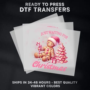 Klaar voor kerstmis DTF-overdracht | Kerst-DTF-overdracht klaar om te drukken op shirt | Kerst DTF-afdruk | #355