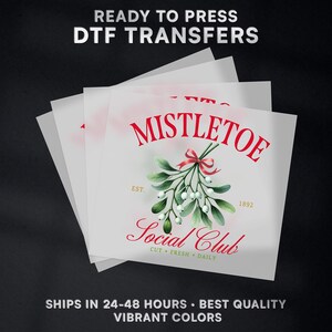 Klaar voor kerstmis DTF-overdracht | Kerst-DTF-overdracht klaar om te drukken op shirt | Kerst DTF-afdruk | #346