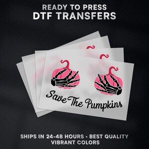 Breast Cancer Ready to Press DTF Transfer | Breast Cancer DTF Transfer Ready to Press on Shirt | Breast Cancer DTF Print | Iron on Transfer