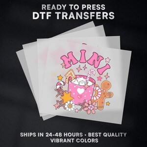 Christmas Ready to Press DTF Transfer | Christmas DTF Transfer Ready to Press on Shirt | Christmas DTF Print | #334