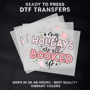 Klaar voor kerstmis DTF-overdracht | Kerst-DTF-overdracht klaar om te drukken op shirt | Kerst DTF-afdruk | #309