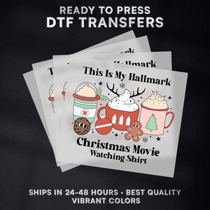 Klaar voor kerstmis DTF-overdracht | Kerst-DTF-overdracht klaar om te drukken op shirt | Kerst DTF-afdruk | #297