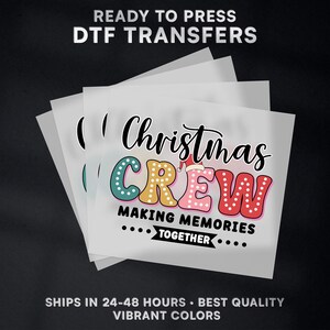 Klaar voor kerstmis DTF-overdracht | Kerst-DTF-overdracht klaar om te drukken op shirt | Kerst DTF-afdruk | #304