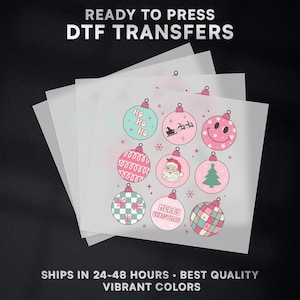 Klaar voor kerstmis DTF-overdracht | Kerst-DTF-overdracht klaar om te drukken op shirt | Kerst DTF-afdruk | #319