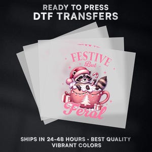 Klaar voor kerstmis DTF-overdracht | Kerst-DTF-overdracht klaar om te drukken op shirt | Kerst DTF-afdruk | #353