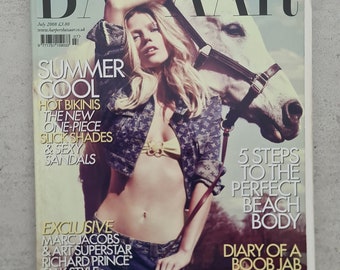 Harper's Bazaar Juli 2008, Thinking Fashion, britische Ausgabe, Covermodel Masha Novoselova