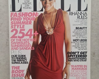 Elle Magazine giugno 2008, copertina di Rihanna Elle US Edition