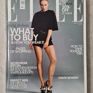 Elle Magazine March 2008, Uk Edition, World&#39;s Biggest-Selling Fashion Magazine