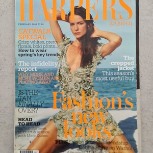 Harper&#39;s and Queen February 2006,  UK Edition, Serious Style,