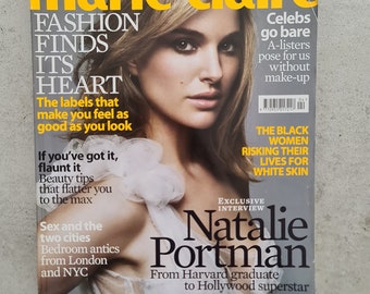 Marie Claire Magazine 2008, Natalie Portman on the cover, Marie Claire UK Edition