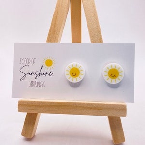 Mini Sunshine Stud Earrings