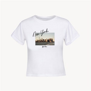 NYC Baby Tee, NYC Womans T-Shirt, New York Baby Tee, Trendy NYC Graphic Tee, New York City T-Shirt, Manhattan Baby Tee, Gift For Nyc Lover