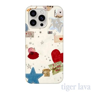 Star Girl Phone Case, Vintage Collage Phone Case, iPhone 15 14 13 12 11 Pro Max XR, Samsung Galaxy S23 S22 S21 Ultra Tough Case, Cool Girl
