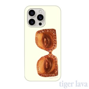 Vintage Graphic Phone Case, Orange 60&#39;s Phones Case, Cool Girl Case, iPhone 11 12 13 Mini 14 15 Pro Max Plus X, Samsung Galaxy S23 S22 Case