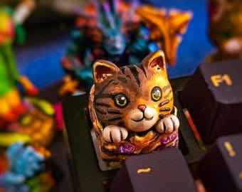 Cathy  - Cat Artisan Keycap