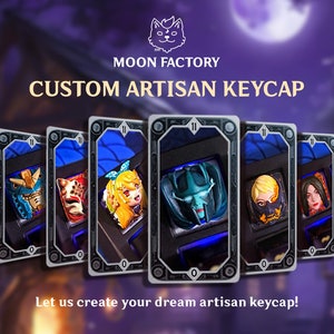 Custom Artisan Keycap by Moon Factory
