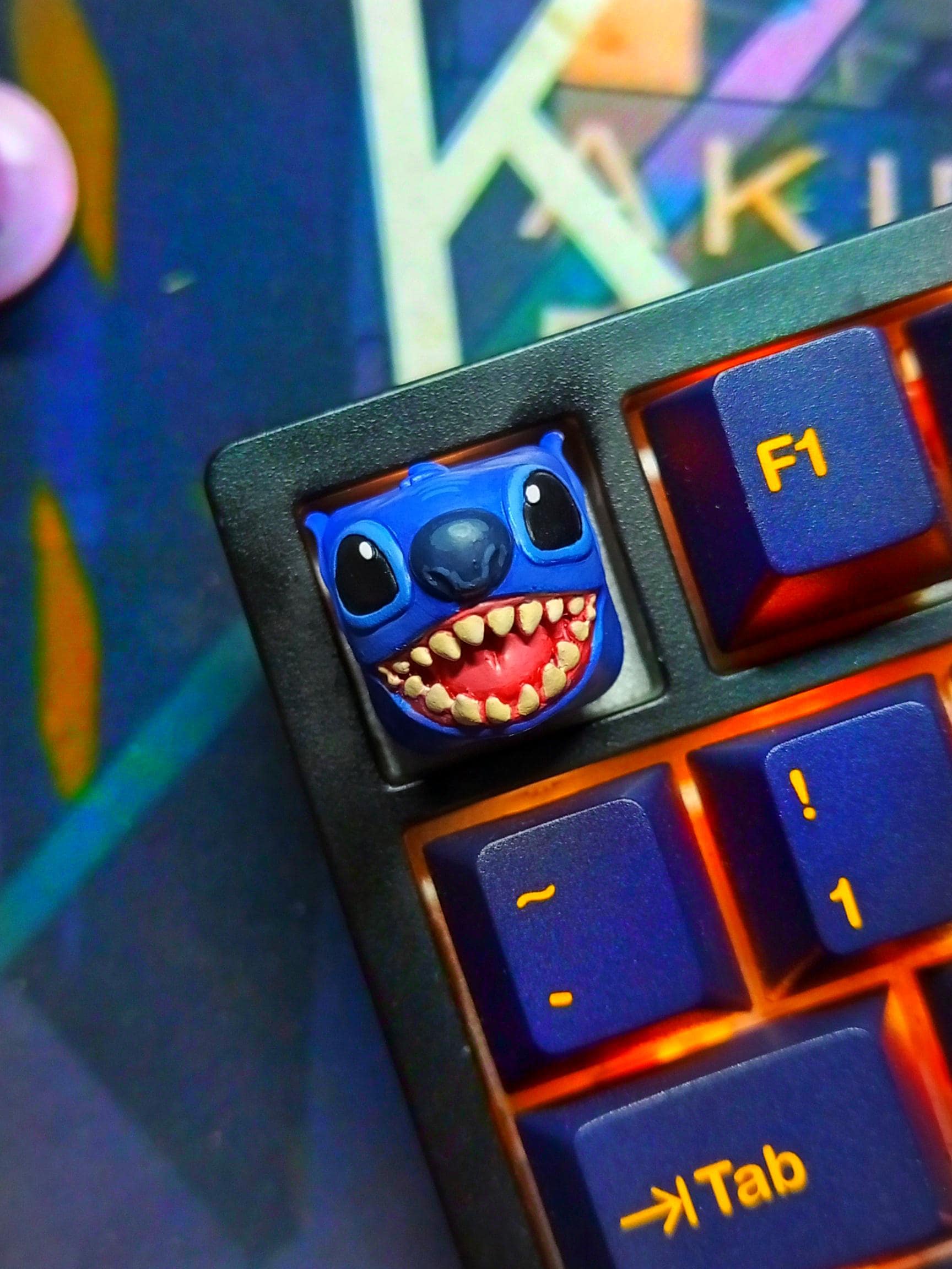 Stitch Keycap - Etsy