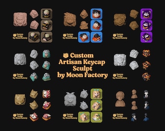 Custom Keycap Sculpt by Moon Factory (Digital Product)