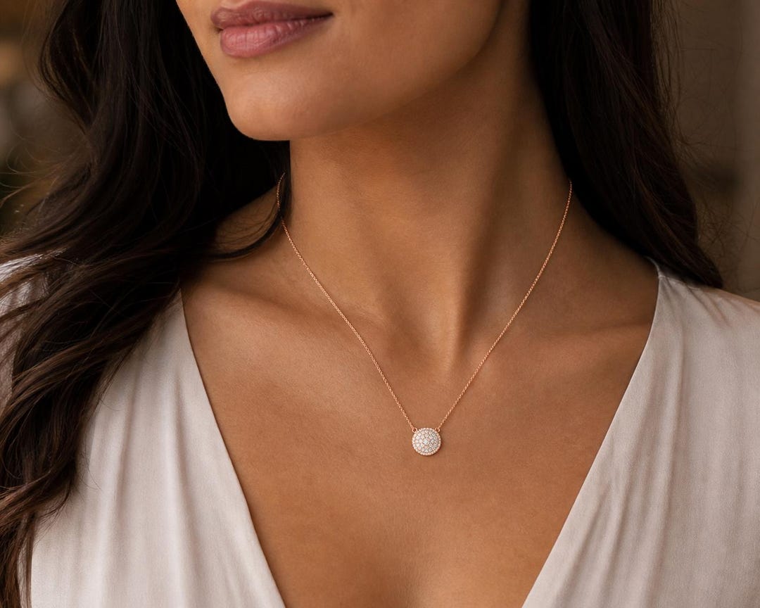 Venetian Chain, 18 Karat Rose Gold, 61 Diamonds: 0.64ct - Etsy Canada