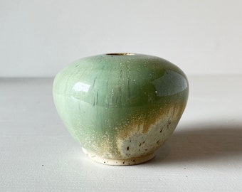 Handmade Ceramic Vaas - Colourful small flower vaas - Handcrafted Bud Vase, Pottery vaas for home decor, turquoise stoneware vaas